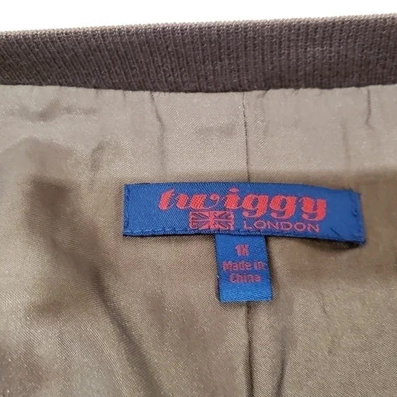 𝅺twiggy London 1X Gray sequence jacket - Picture 8 of 15